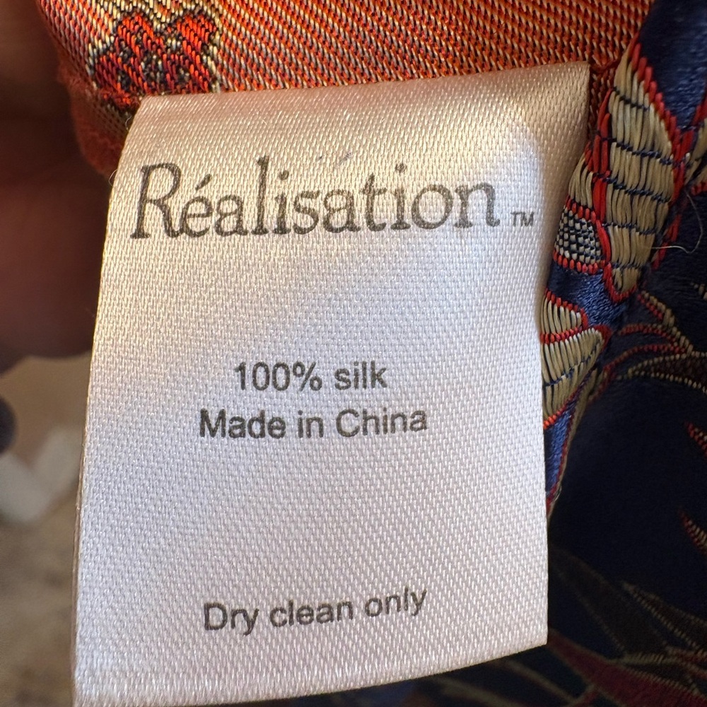 NWOT Realisation Par The Emilie Silk Mini Dress in Shanghai Nights Women’s XS - Picture 12 of 16